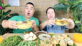 Vợ Chồng Mập Food No Cành Hông Với Nồi Canh Bún - Riêu Cua - Giò Heo Siêu Ngon Đầy Hấp Dẫn