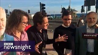 Lewis Goodall and the Jeremy Corbyn doubles - Newsnight