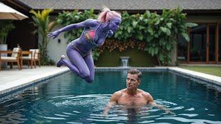 Human Lets Alien Female into Pool, But She Gets Out of Control | HFY | Sci-Fi Story