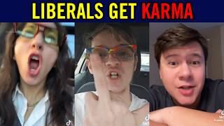 TRIGGERED Liberals Get INSTANT KARMA after Threats to Trump Supporters #1