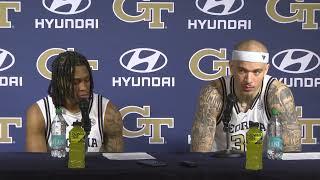 GTMBB - Javian McCollum/Duncan Powell post-game Duke, December 21, 2024