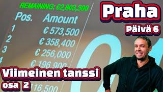 10 000 euron sisäänoston high rollerin toinen päivä ️️️️ vuoden viimeinen pokeritanssi Prahassa?