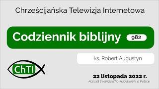 Codziennik biblijny, Słowo na dzień 22 listopada 2022 r.