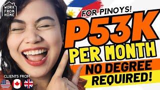 Sure na'to! P53K+/Month Starting Salary | No Degree Online Jobs For Pinoys at Sagan | Where to Apply