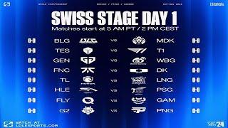 Worlds 2024 Highlights ALL GAMES Day 1 Swiss Stage | LoL World Championship 2024 Day 1