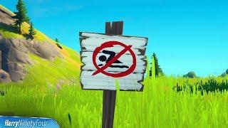 Swim at Different No Swimming Signs All Locations Guide - Fortnite Challenge