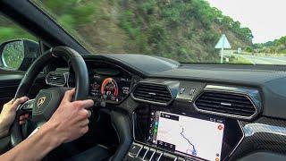 Fast Climb from Puerto Banus to La Zagaleta in a 650 HP Lamborghini Urus, Accelerations + Sound 2023