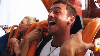 Olympian Tom Daley Braves Falcon's Fury | Busch Gardens Tampa Bay