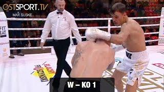 Nächster K.O.! Max Suske vs. Patrik Fiala - Der Kampf | OSTSPORT.TV