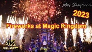 2023 Walt Disney World Fireworks - Magic Kingdom - Full Show - 4K - Disney Enchantment