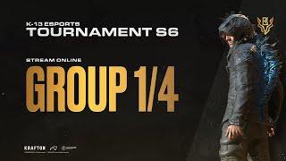 [1/4] K-13 TOURNAMENT Season 6 | GROUP C + A | PUBG Mobile!