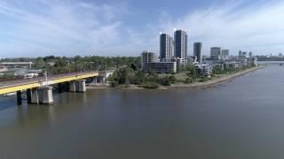 RailGallery - Aerial footage - Meadowbank - Sydney Trains