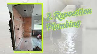 Transform Your Bathroom: Curbless Steam Shower Build Explained