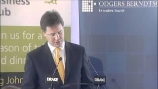 Cardiff Business Club, Nick Clegg, Deputy Prime Minister, 27th April 2012