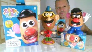 2024 Mr. Potato Head 75th Year Glow Up! +10 pieces spud unboxing review comparison