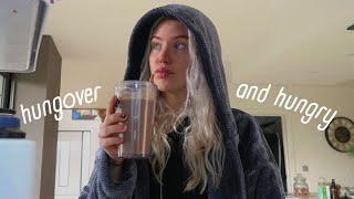 what a very hungover girl eats in a day