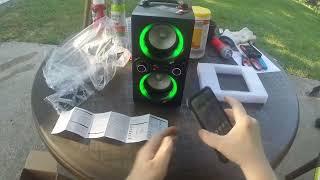 TPyesss Bluetooth Speakers, 80W(Peak) Wireless TWS Portable Speaker (Unboxing - Review)