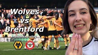 DIEGO COSTA SCORES FIRST WOLVES GOAL | Wolves vs Brentford (2-0) Matchday Vlog