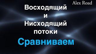 Восходящий и нисходящий потоки энергии. Сравниваем. (Энергетическая йога)