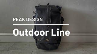 NEW Peak Design Outdoor Line! 25L Daypack Review (Sleek Rolltop Hiking and EDC Backpack)