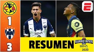 América 1-3 Rayados del Monterrey RESUMEN Guard1anes 2020 Liga MX | OTRA GOLEADA al equipo del Piojo