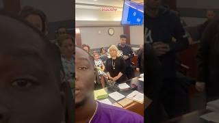 Rappers Victim Takes Legendary Selfie In Court  #shorts