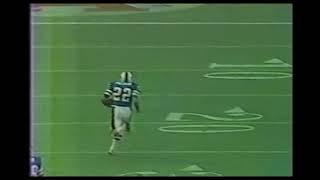 Steve Freeman 50 yd Pick 6 Dec. 7. 1980