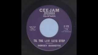 Dorsey Burnette - Til The Law Says Stop - Rockabilly 45