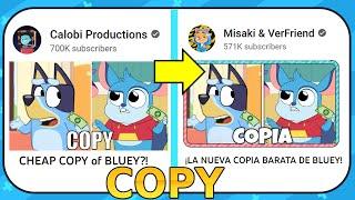 LAZY COPY of CALOBI! (They took my Bluey video)