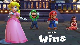 Super Mario Party Jamboree Minigames - Peach Win by Doing Absolutely Everything