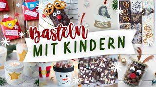 Basteln mit Kindern | einfache und schnelle Bastelideen für Weihnachten |  TRYTRYTRY