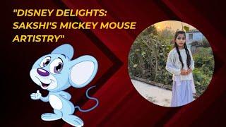 "Disney Delights: Sakshi's Mickey Mouse Artistry"