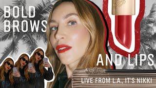 Bold Brows and Lips | Live From L.A., It’s Nikki | Episode 14 | Bobbi Brown Cosmetics