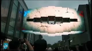 Window advertising LED holographic screen circuit board on the glass