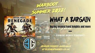 Buying Imperial Knights and more today at Element games Stockport Warboot