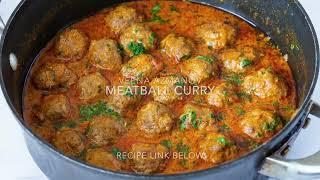 Meatball Curry Recipe - Ground Beef Kofta Curry - Flavorful Meatballs in Spiced Curry Sauce (Indian)