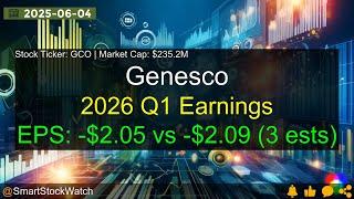 Genesco (GCO|$235.2M) - 2026 Q1 Earnings Analysis