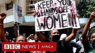 Kenya's femicide protestors teargassed by police - BBC Africa