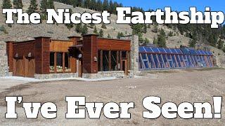 The Nicest Earthship I've Ever Seen! Earthship House by Biotecture - Passive Solar - Off Grid