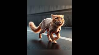 Poor cat #cute #viralvideo #shortvideo #cataivideo #aicat #ai#cat #spiderman #dog #catlover