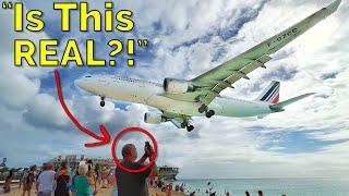 Ultimate Plane Spotting - Maho Beach on St. Maarten