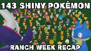 143 Shiny Pokémon in ONE WEEK! - Ranch Week June 2024 Recap