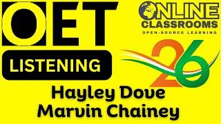 OET Listening Test | Hayley Dove | OET 2.0 Online Classroom