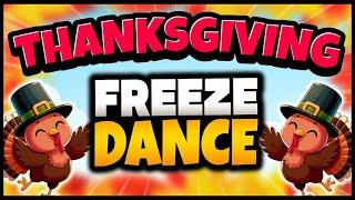  Thanksgiving Freeze Dance  Brain Break  Thanksgiving Brain Breaks