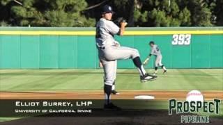 Elliot Surrey, LHP, University of Califronia, Irvine, Pitching Mechanics at 200 FPS