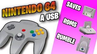 CREA TU ADAPTADOR N64 A USB - RUMBLE  SAVES GAMEBOY