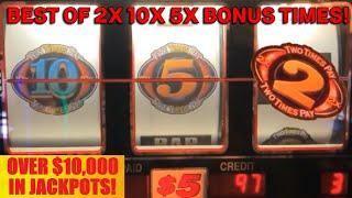 Check out these incredible slot Jackpots and Huge Wins on 2x 10x 5x Bonus Times! Handpays! Quick Hit