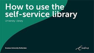 How to use the self-service library