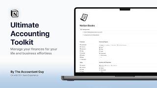 How to have a complete Bookkeeping and Accounting solution in Notion | Managing finances in Notion