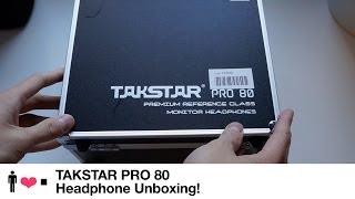 Takstar Pro 80 $69 'Reference' Headphone Unboxing